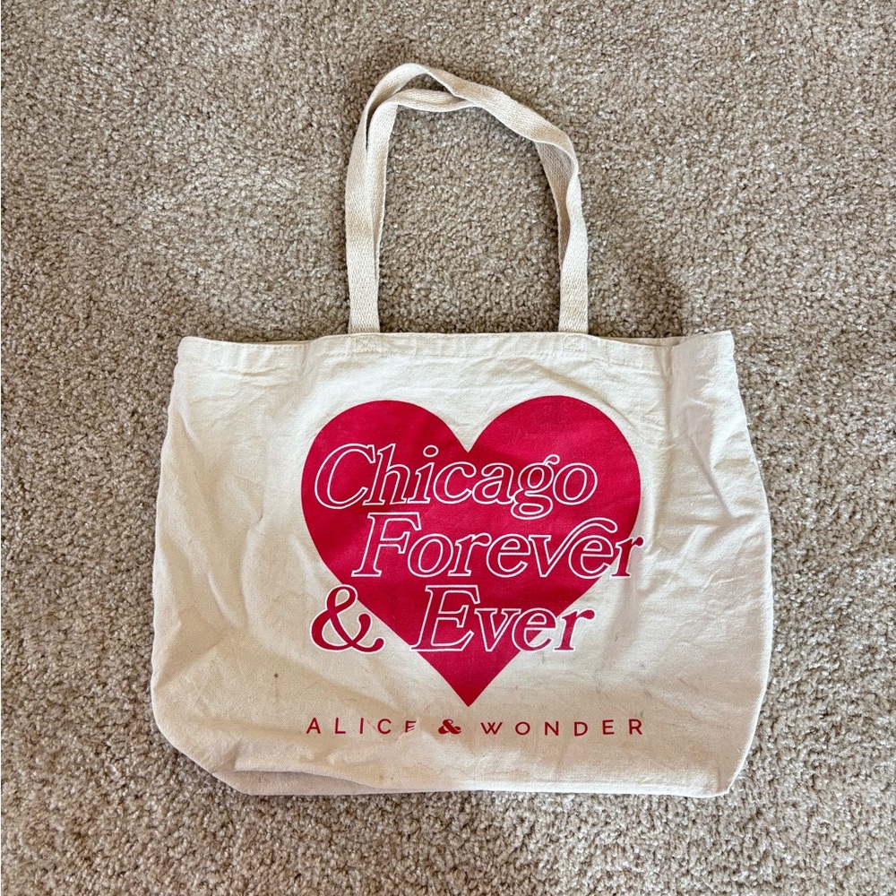Alice & Wonder Chicago Forever and Ever tote